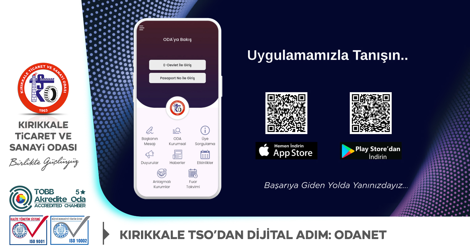 ODA H�ZMETLER� ARTIK CEPTE: KIRIKKALE TSO ODANET